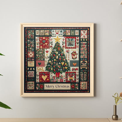 Christmas Atmosphere - Full Round Drill Diamond Painting 40*40CM
