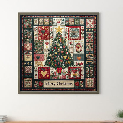 Christmas Atmosphere - Full Round Drill Diamond Painting 40*40CM