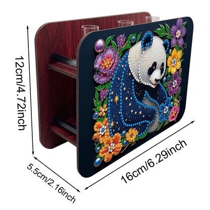 Gem Panda DIY Diamond Painting Wooden Tube Vase for Adults Gift Idea Home Decor