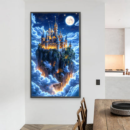 Castle - Full Round Drill Diamond Painting 40*70CM