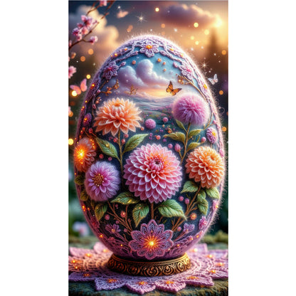 Flower - Full Round Drill Diamond Painting 40*70CM