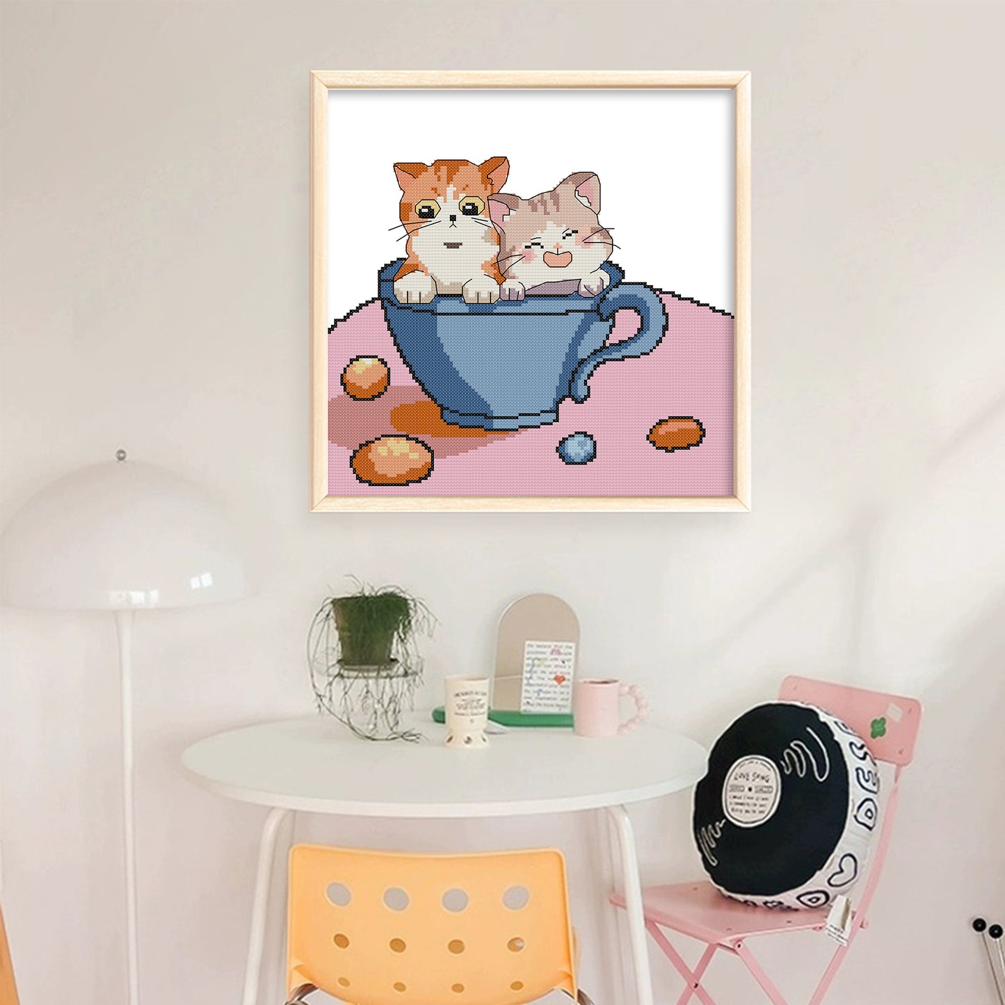 Don'T Crowd! - 14CT Stamped Cross Stitch 31*31CM (Joy Sunday)