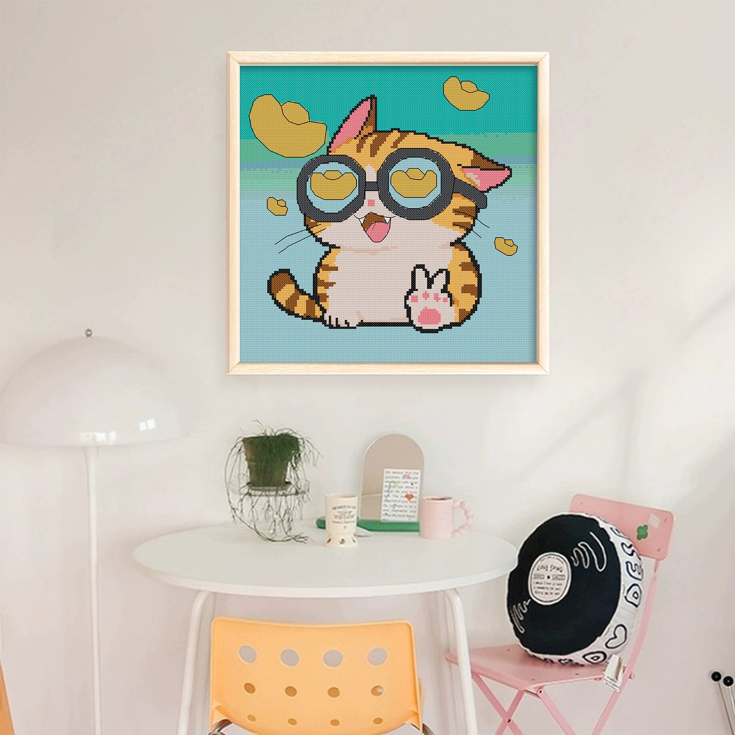 May Those Who See This Prosper! - 14CT Stamped Cross Stitch 31*31CM (Joy Sunday)