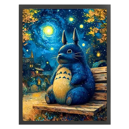 Totoro Under The Stars - 11CT Stamped Cross Stitch 50*68CM (Mona Lisa Brand)