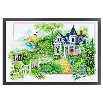 Summer'S Refreshment - 11CT Stamped Cross Stitch 85*60CM (Mona Lisa Brand)