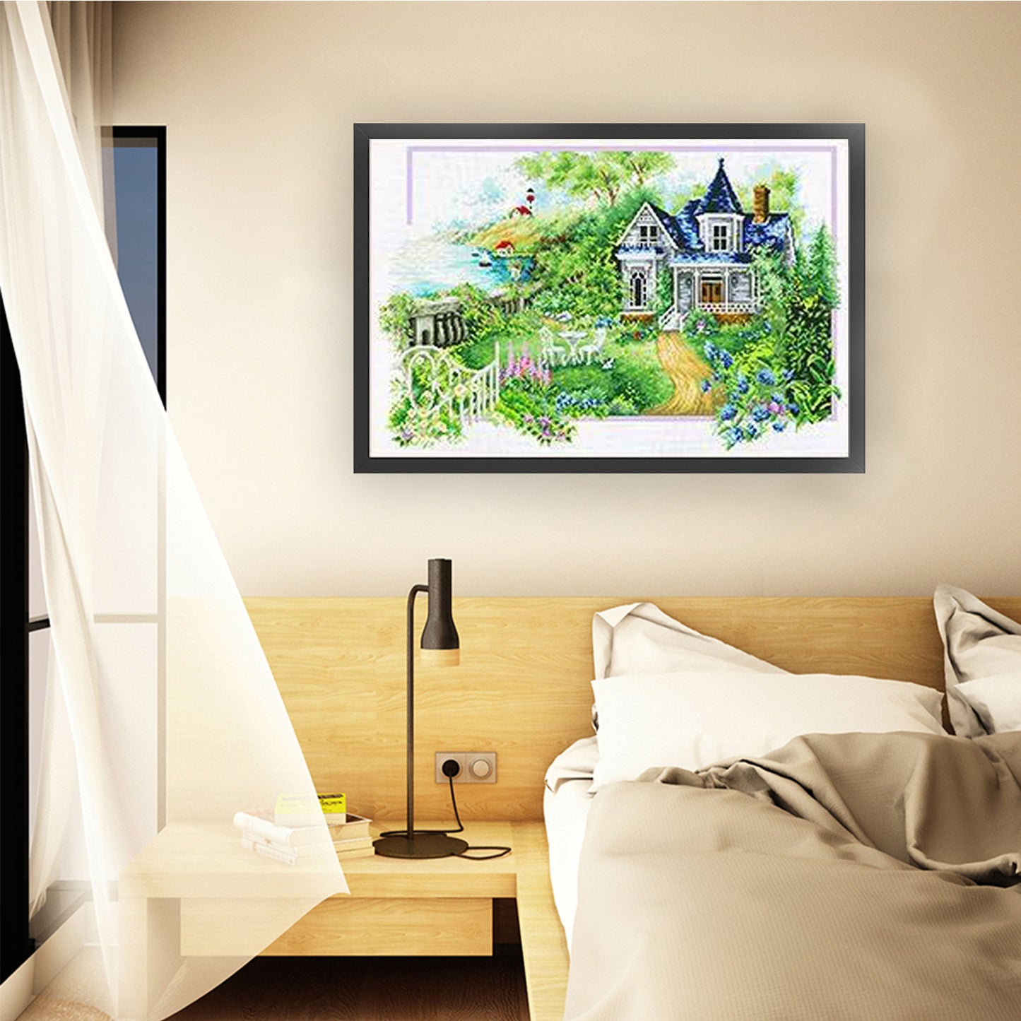 Summer'S Refreshment - 11CT Stamped Cross Stitch 85*60CM (Mona Lisa Brand)