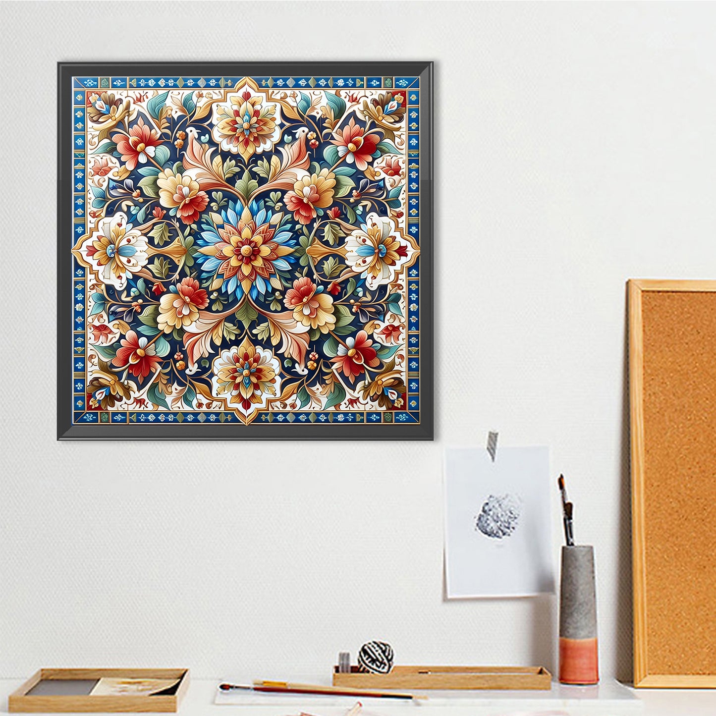 Floral Datura - Full Round Drill Diamond Painting 40*40CM