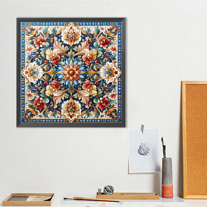 Floral Datura - Full Round Drill Diamond Painting 40*40CM