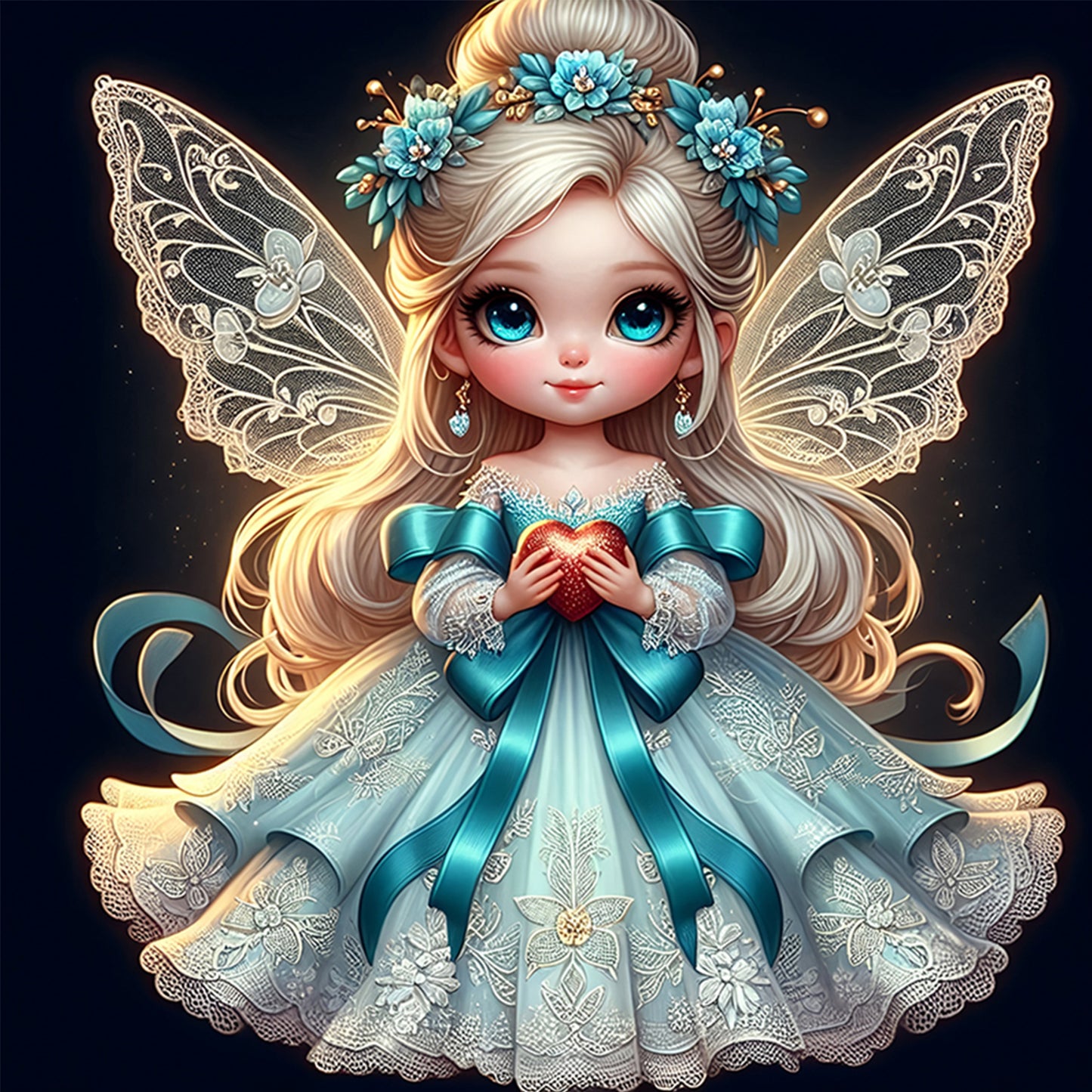 Elf Girl - Full Round Drill Diamond Painting 40*40CM