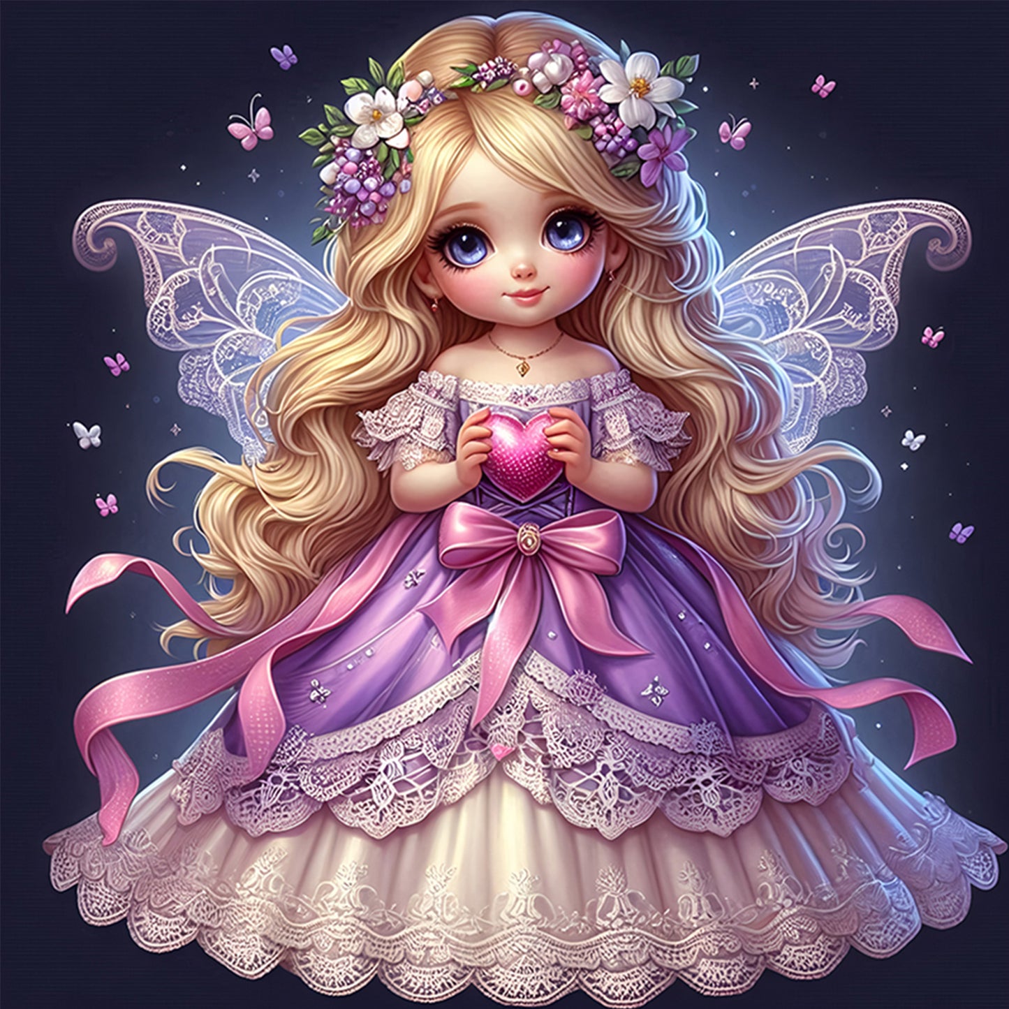 Elf Girl - Full Round Drill Diamond Painting 40*40CM