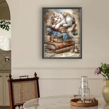 Cute Cats - Full Round Drill Diamond Painting 30*40CM