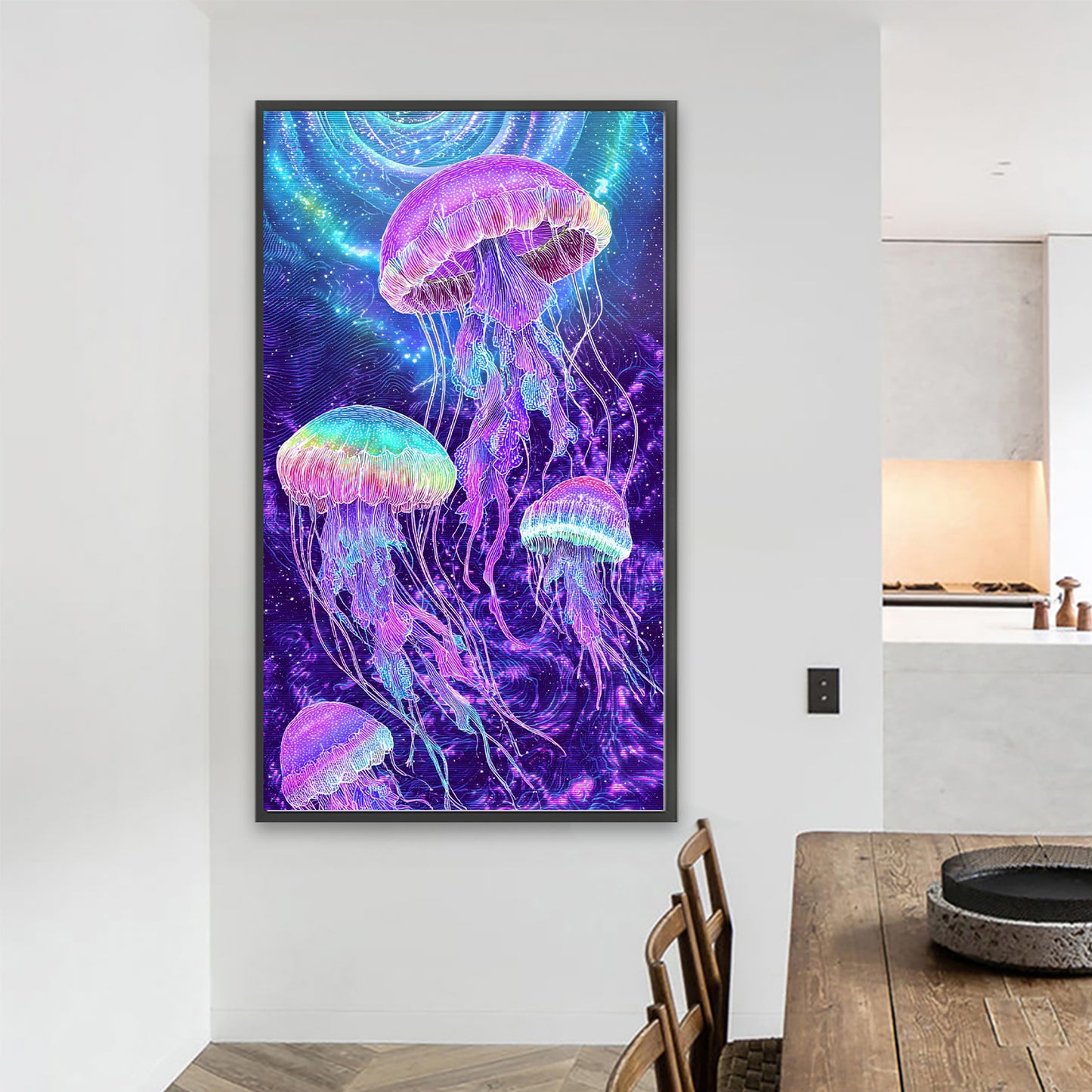Jellyfish - Full Round Drill Diamond Painting 40*70CM