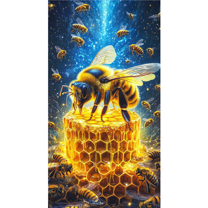 Bee - Full Round Drill Diamond Painting 40*70CM