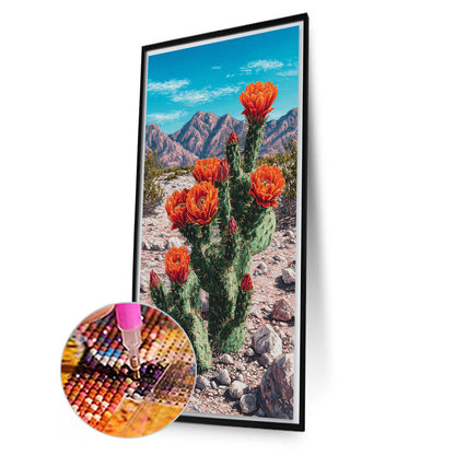 Cactus - Full Round Drill Diamond Painting 40*70CM