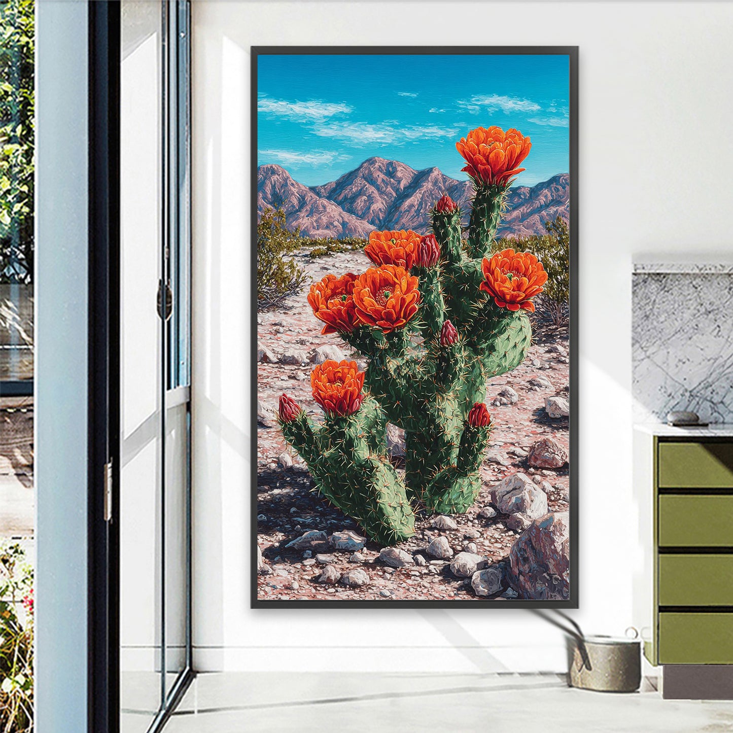 Cactus - Full Round Drill Diamond Painting 40*70CM