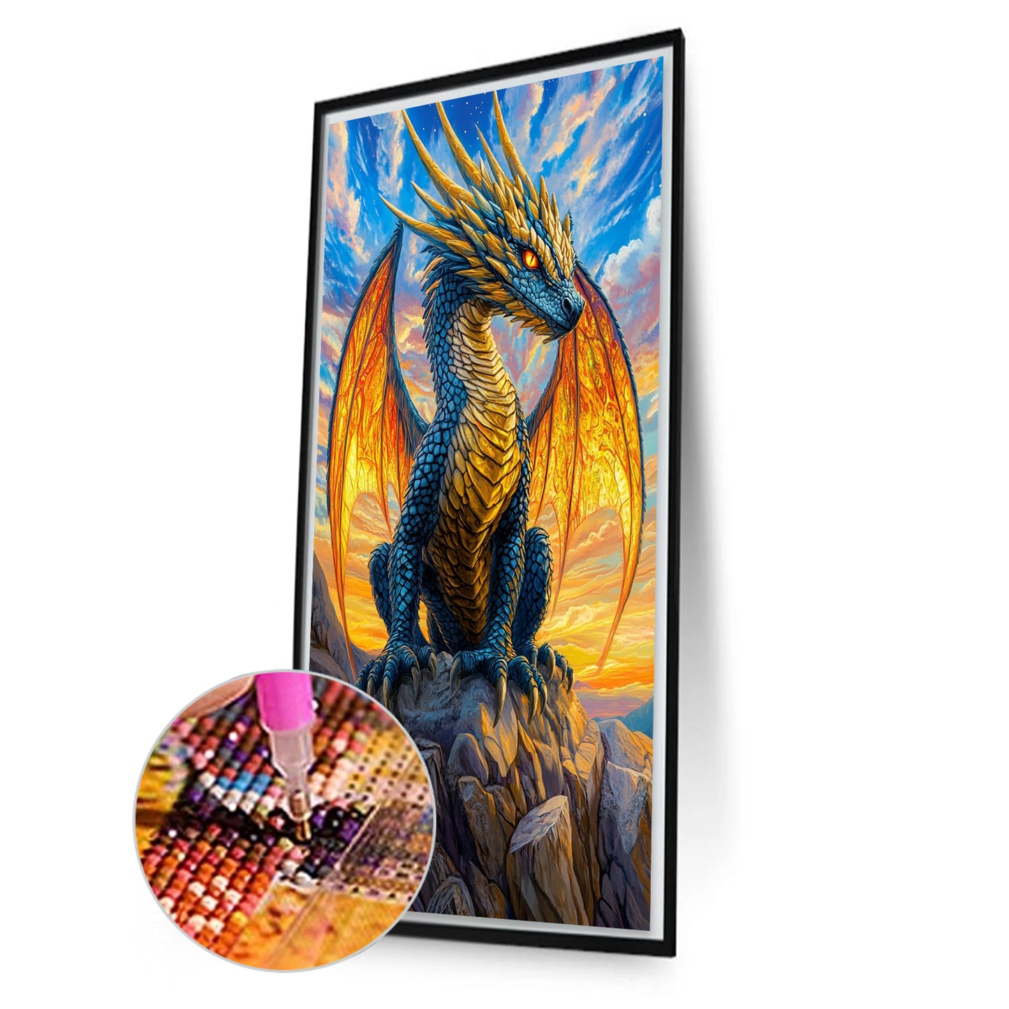 Dinosaurs - Full Round Drill Diamond Painting 40*70CM
