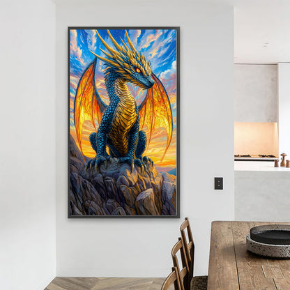 Dinosaurs - Full Round Drill Diamond Painting 40*70CM