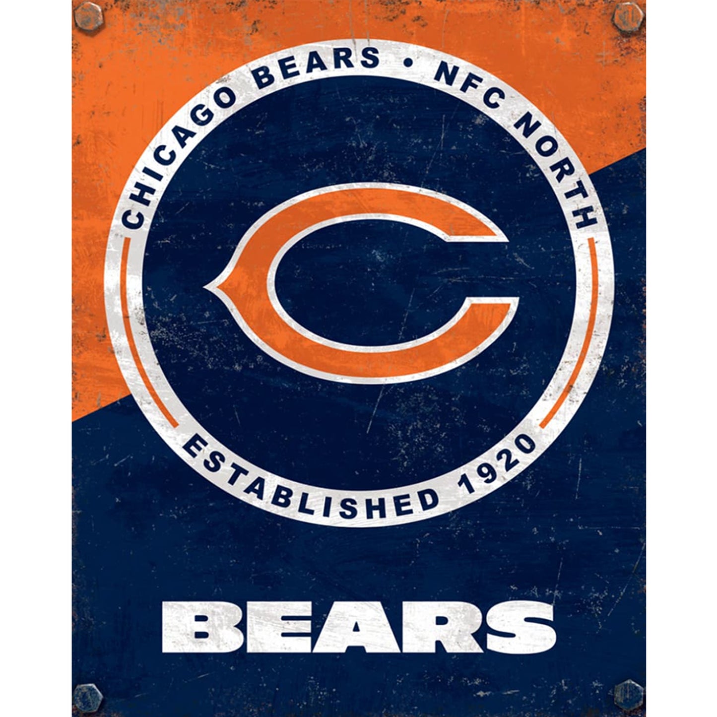 Chicago Bears - Full Round Drill Diamond Painting 40*50CM