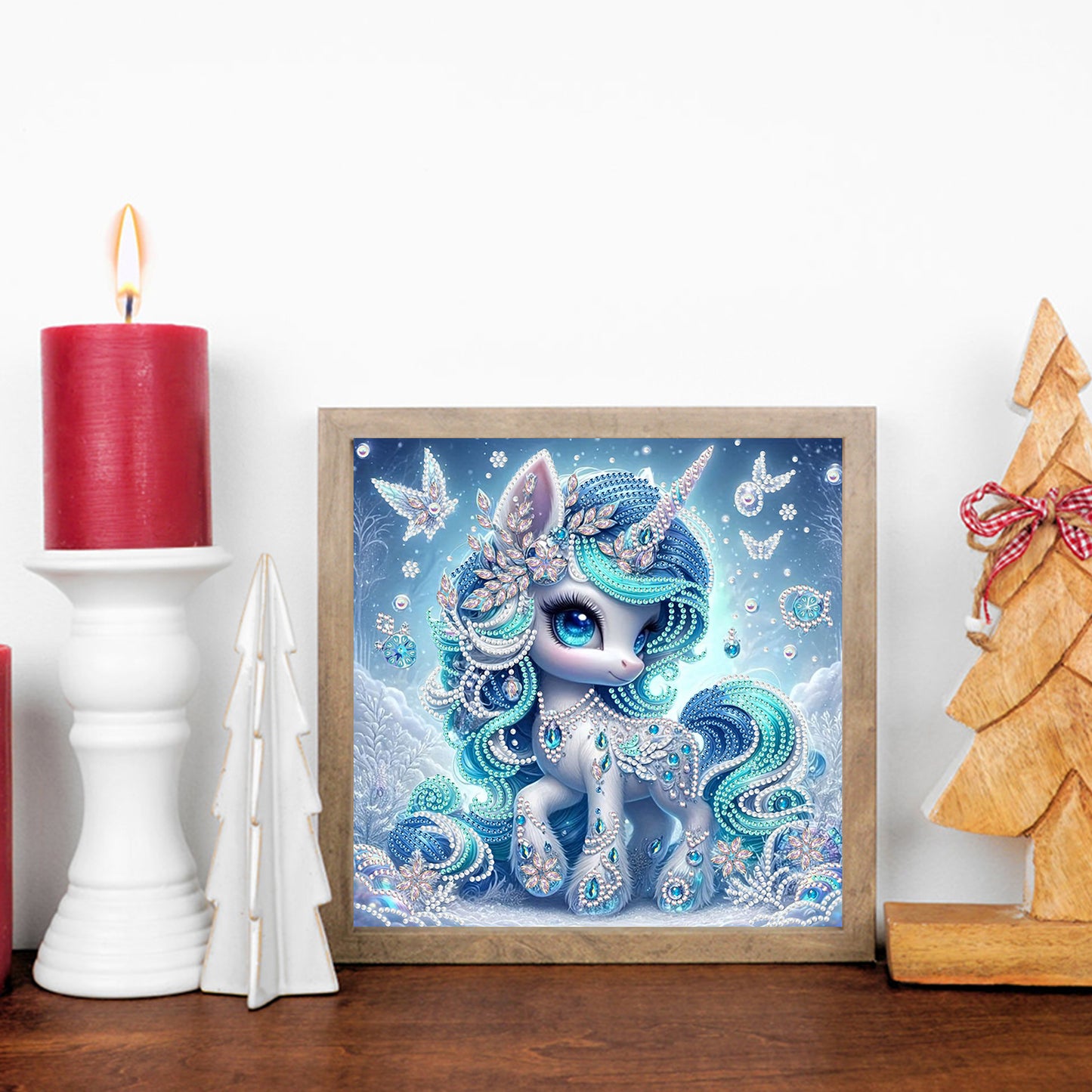 Unicorn - Special Shaped Drill Diamond Painting 30*30CM