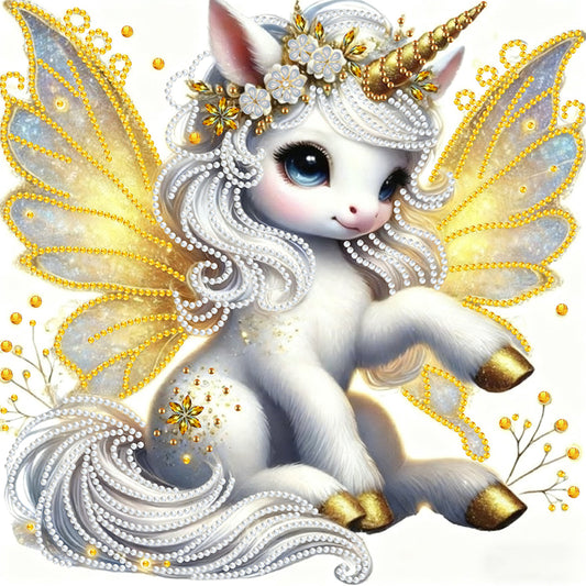 Unicorn - Special Shaped Drill Diamond Painting 30*30CM