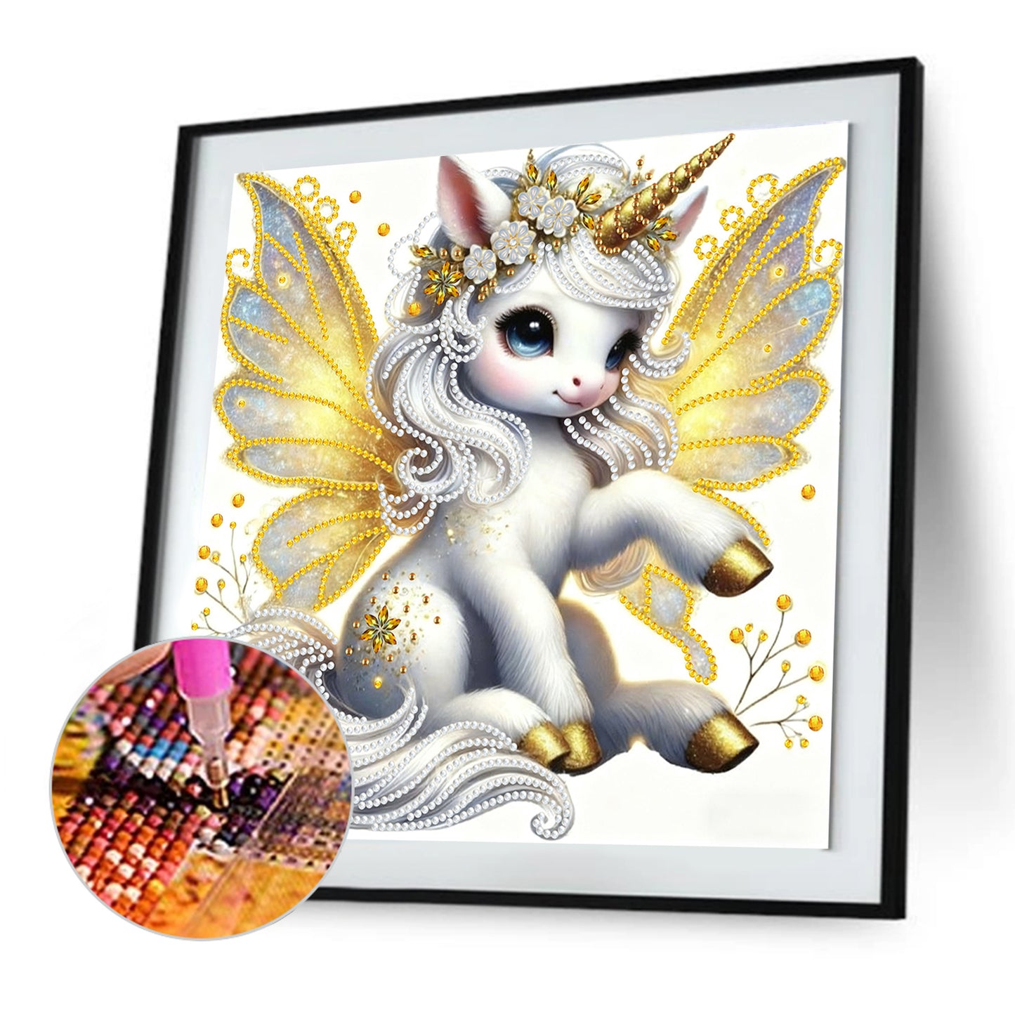 Unicorn - Special Shaped Drill Diamond Painting 30*30CM