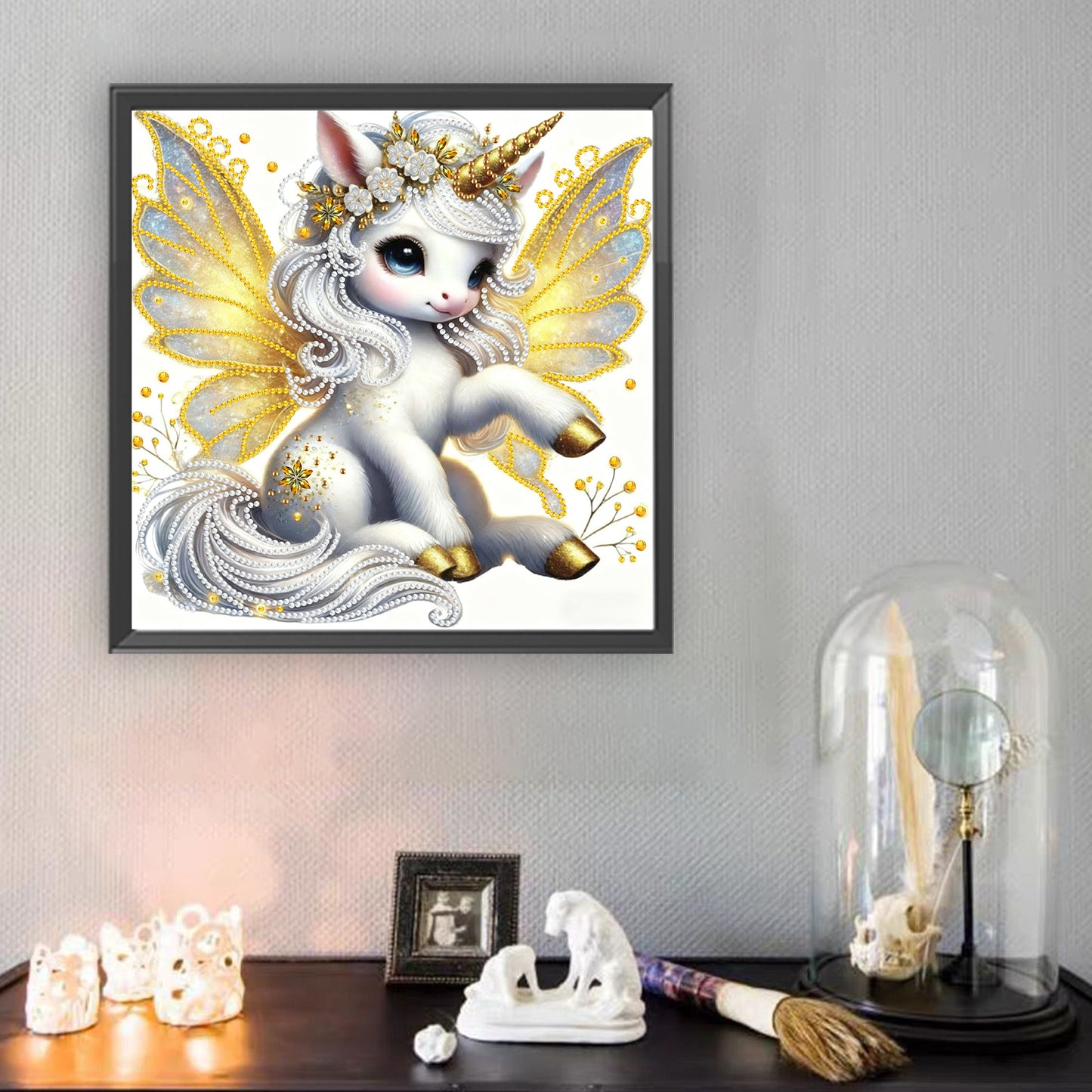 Unicorn - Special Shaped Drill Diamond Painting 30*30CM