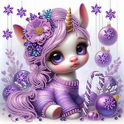 Unicorn - Special Shaped Drill Diamond Painting 30*30CM