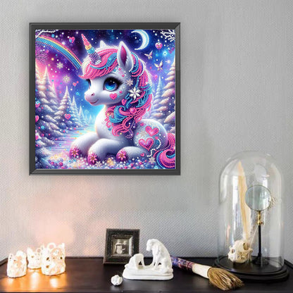 Unicorn - Special Shaped Drill Diamond Painting 30*30CM