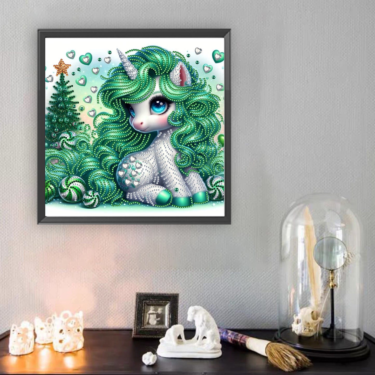 Unicorn - Special Shaped Drill Diamond Painting 30*30CM