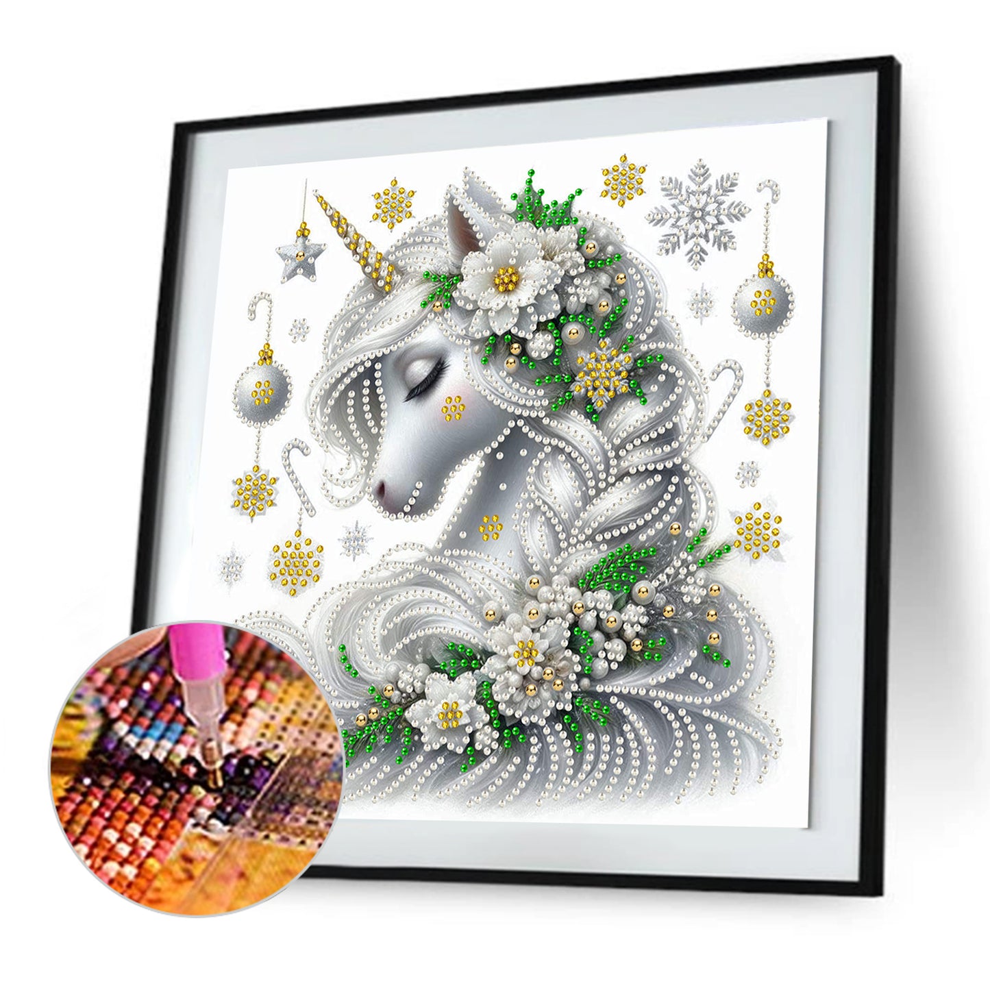 Unicorn - Special Shaped Drill Diamond Painting 30*30CM