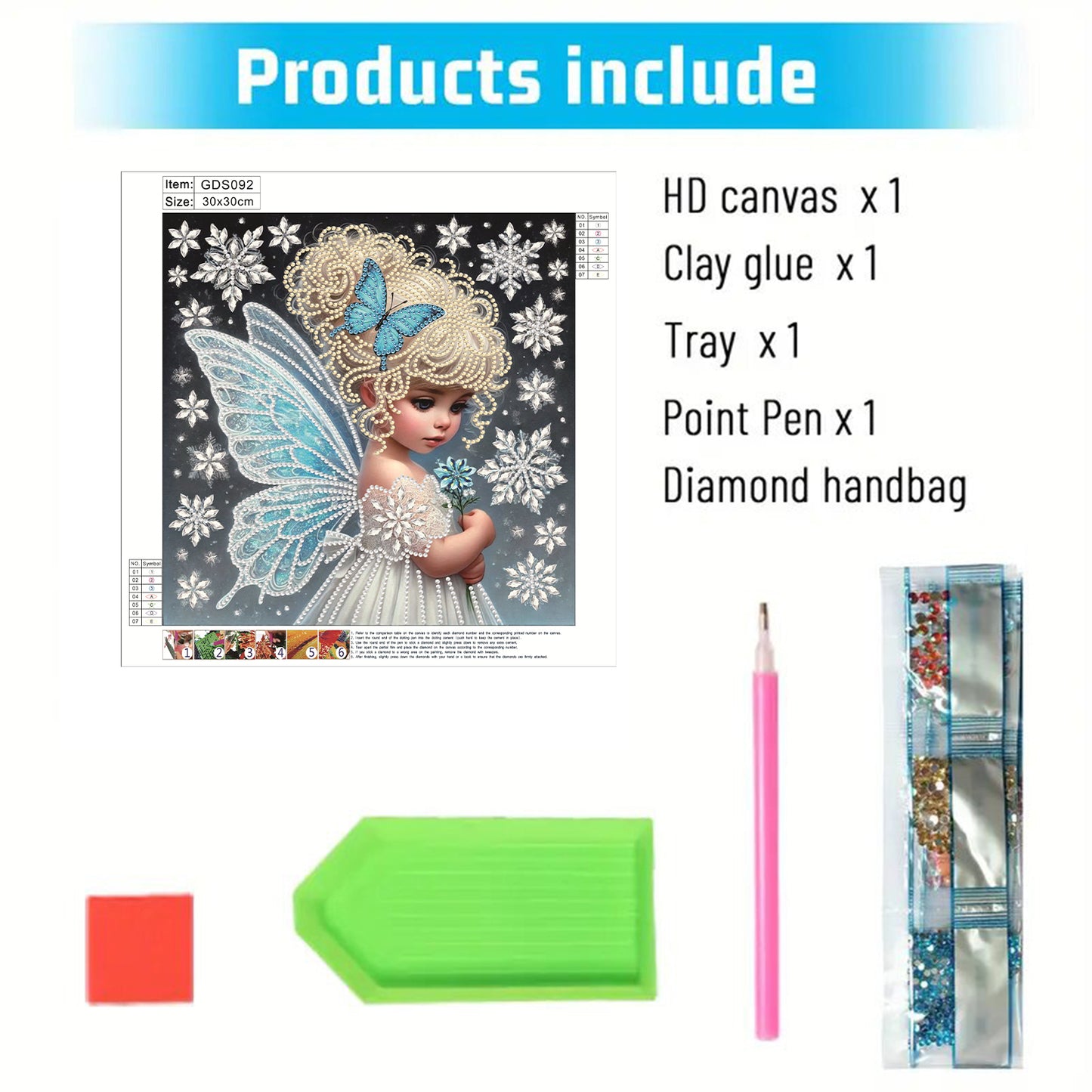 Elf Girl - Special Shaped Drill Diamond Painting 30*30CM