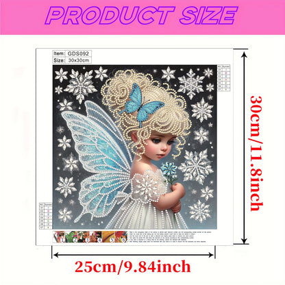 Elf Girl - Special Shaped Drill Diamond Painting 30*30CM