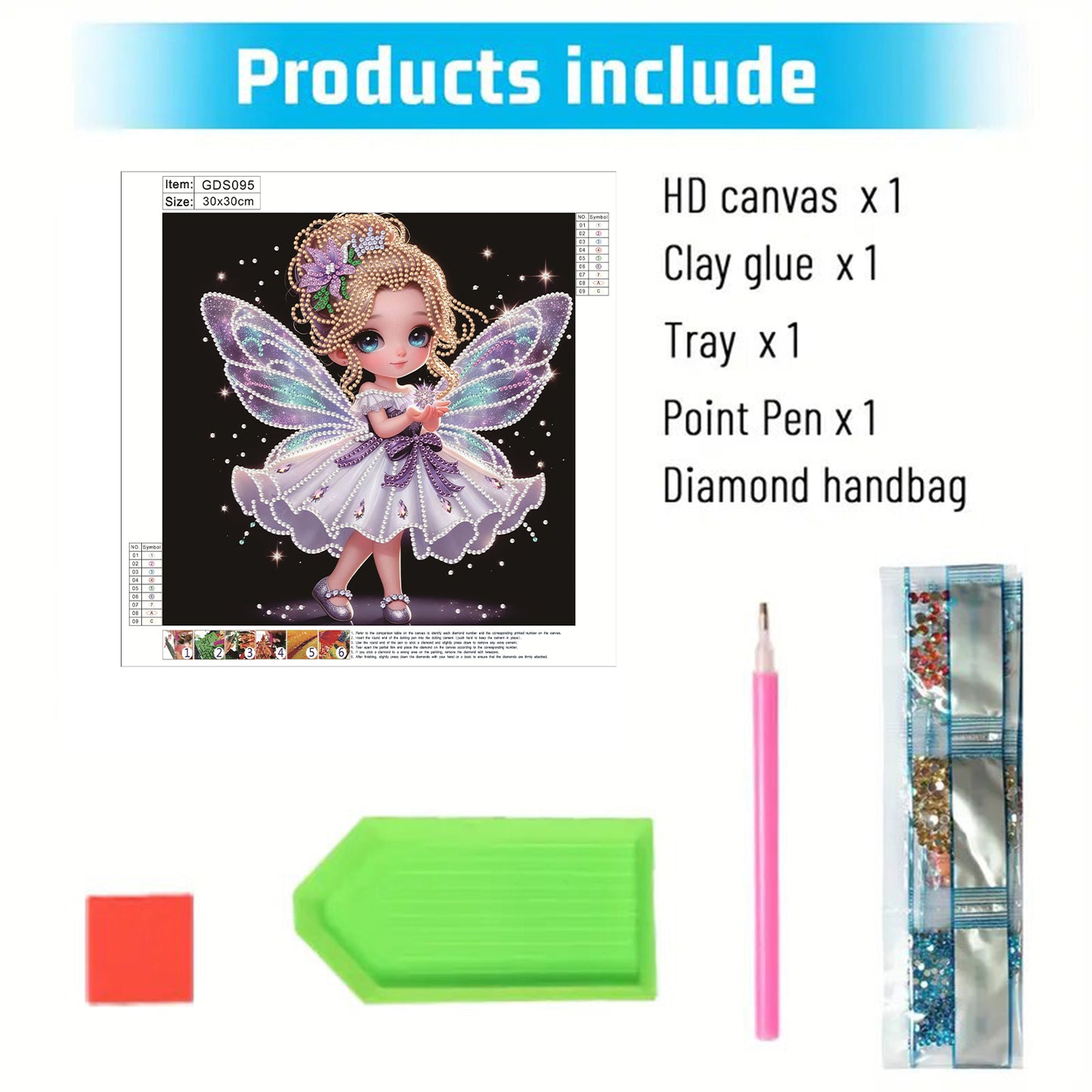 Elf Girl - Special Shaped Drill Diamond Painting 30*30CM