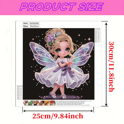 Elf Girl - Special Shaped Drill Diamond Painting 30*30CM
