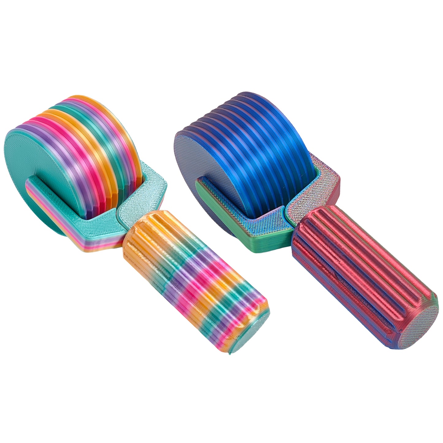 2Pcs Diamond Painting Roller DIY Diamond Painting Tools (Candy Color Tricolor)