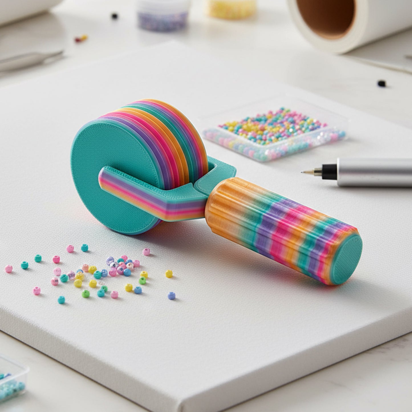 2Pcs Diamond Painting Roller DIY Diamond Painting Tools (Candy Color Gold)