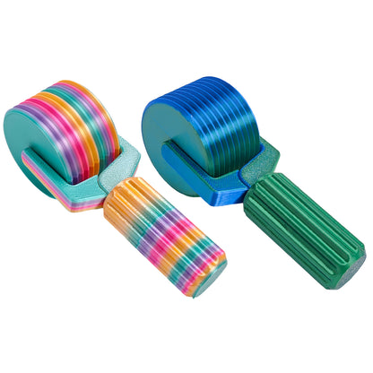 2Pcs Diamond Painting Roller DIY Diamond Painting Tools (Candy Color Blue Green)