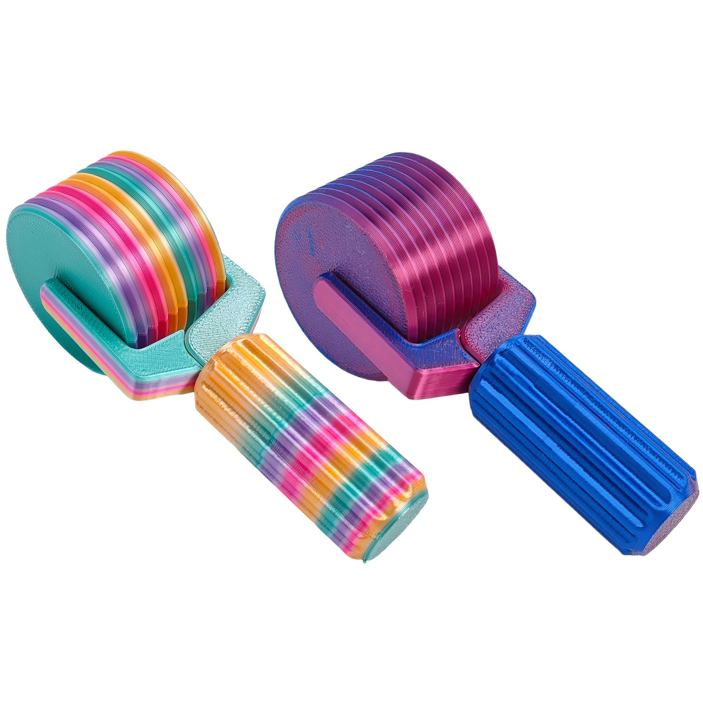 2Pcs Diamond Painting Roller DIY Diamond Painting Tools (Candy Color Red Blue)