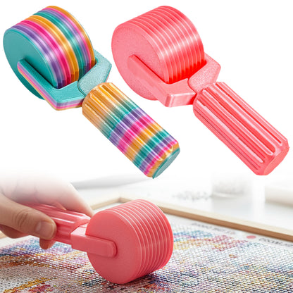 2Pcs Diamond Painting Roller DIY Diamond Painting Tools (Candy Color Pink)