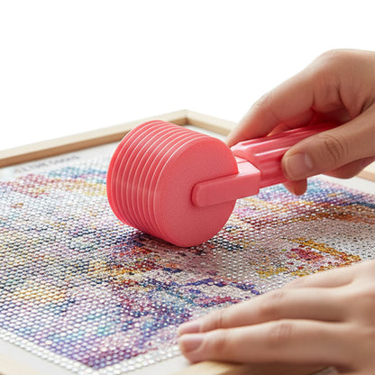 2Pcs Diamond Painting Roller DIY Diamond Painting Tools (Candy Color Pink)