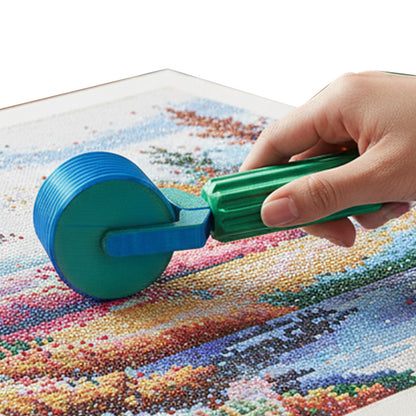 2Pcs Diamond Painting Roller DIY Diamond Painting Tools (Blue Green Red Blue)