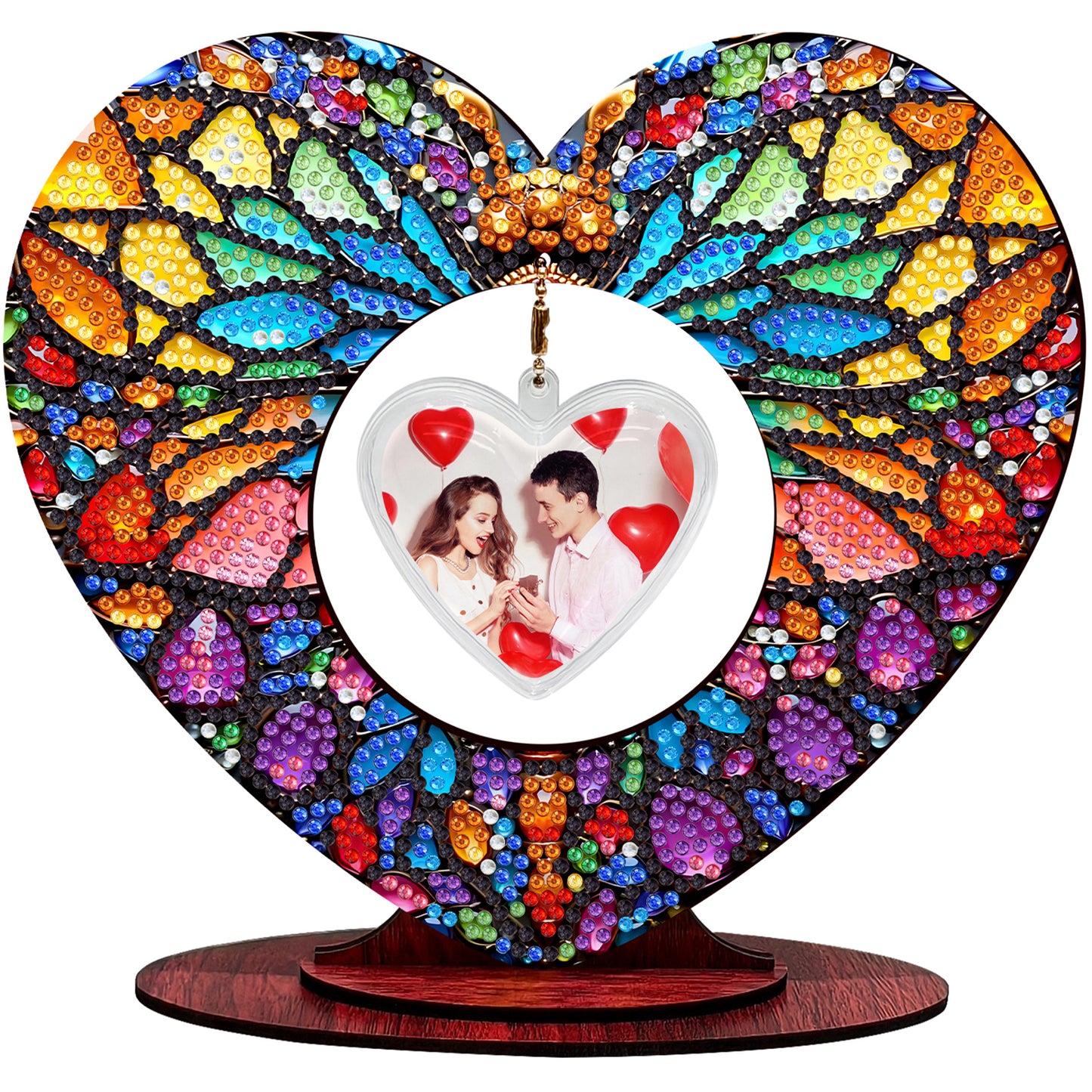 2D Flatt DIY Wooden Butterfly Desktop Diamond Art Ornament Kits Home Decor