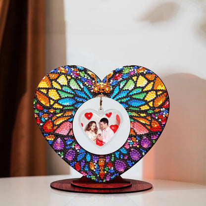 2D Flatt DIY Wooden Butterfly Desktop Diamond Art Ornament Kits Home Decor