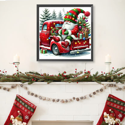 Christmas Goblins And Carts - Full Round Drill Diamond Painting 40*40CM