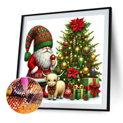 Christmas Goblins And Christmas Trees - Full Round Drill Diamond Painting 40*40CM
