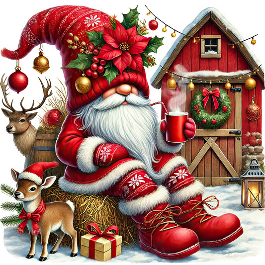 Christmas Goblin Farm - Full Round Drill Diamond Painting 40*40CM