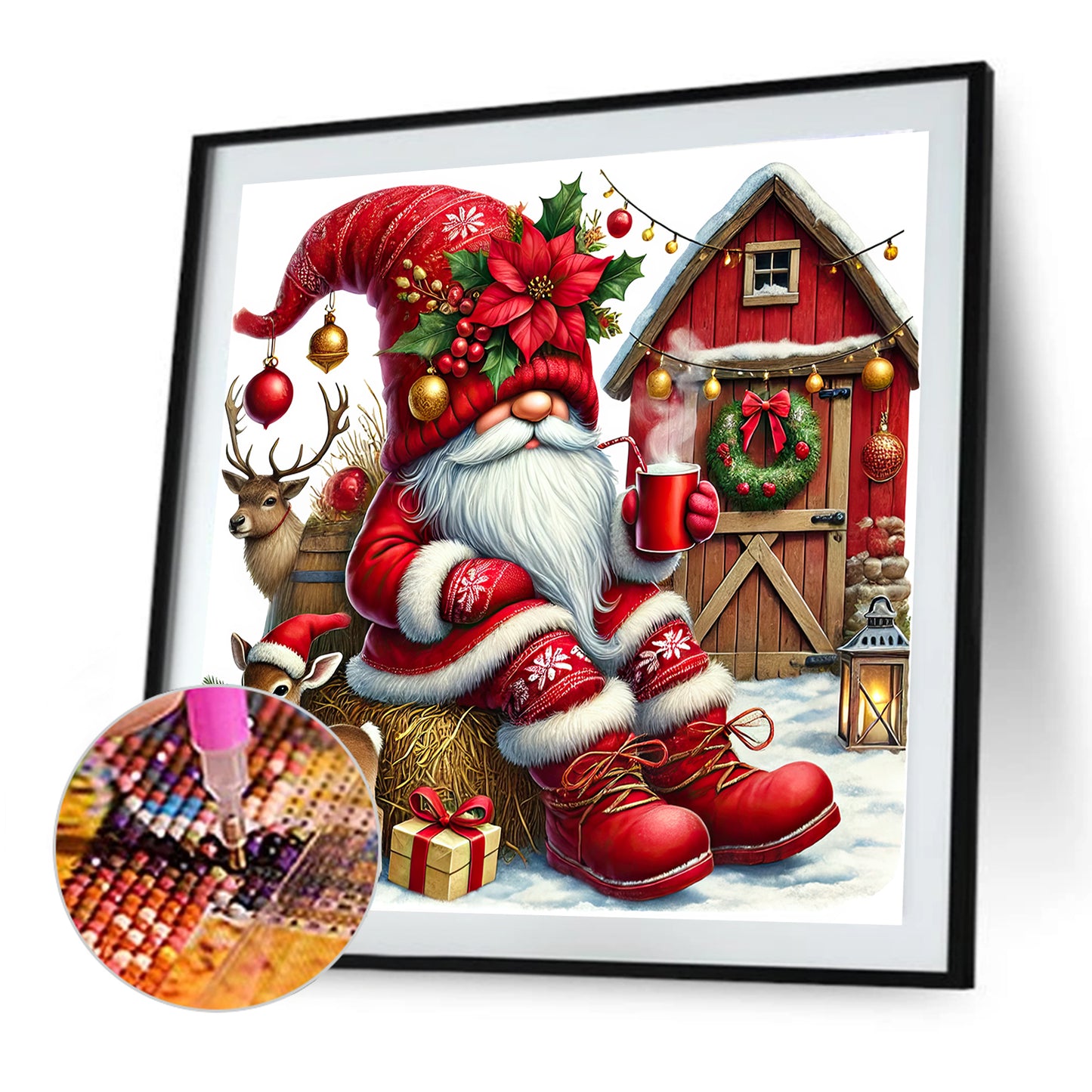 Christmas Goblin Farm - Full Round Drill Diamond Painting 40*40CM