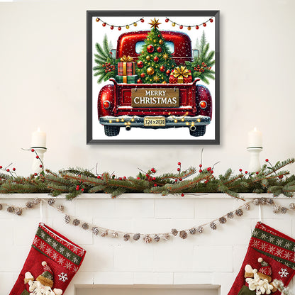 Christmas Carts - Full Round Drill Diamond Painting 40*40CM