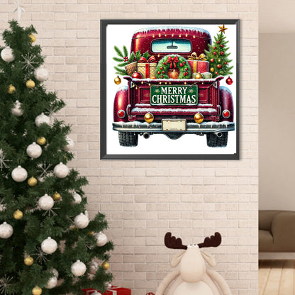 Christmas Carts - Full Round Drill Diamond Painting 40*40CM