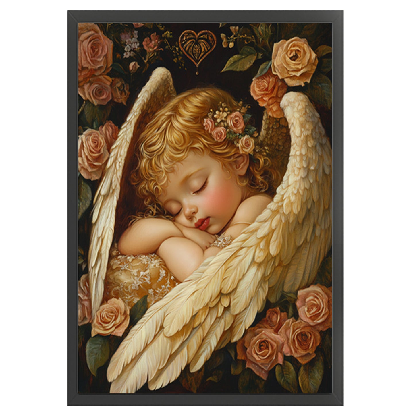 Meeting An Angel - 11CT Stamped Cross Stitch 50*70CM (Mona Lisa Brand)